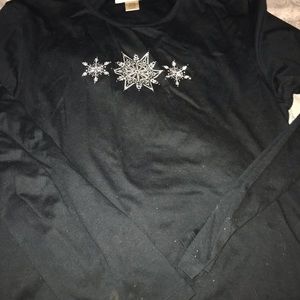 Long sleeve holiday tee